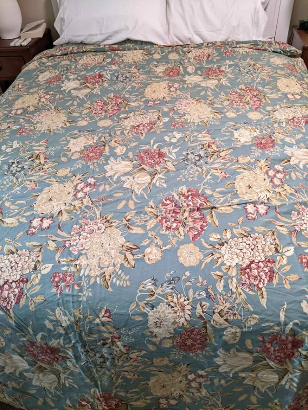 Pottery Barn KING Elodie Multicolor Floral Duvet Cover. NO SHAMS
